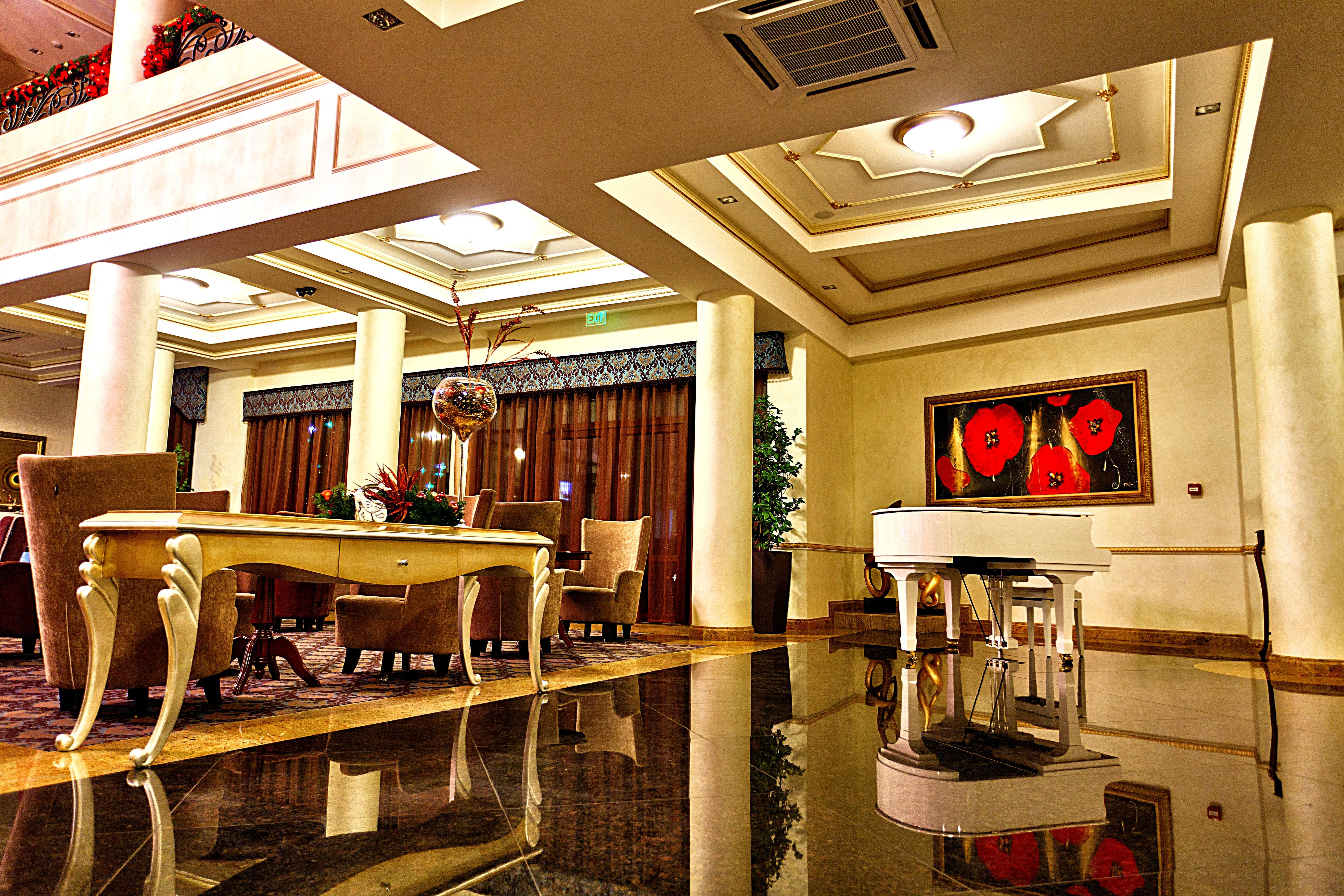 Primoretz Grand Hotel & Spa Burgas Exteriör bild Lobby